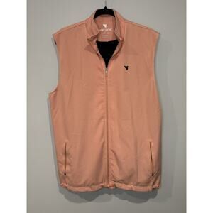 Macade Men’s Peach/Salmon Zip-Front Vest